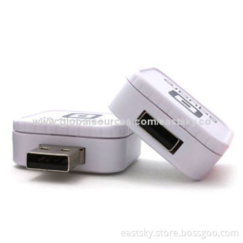 Square Swivel Style USB Drive, 64MB to 32GB Memory Capacity, Free for 2-year Warranty